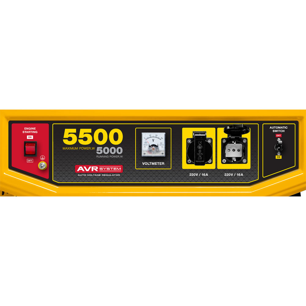 Генератор бензиновый 5500 Вт STEHER GS-6500