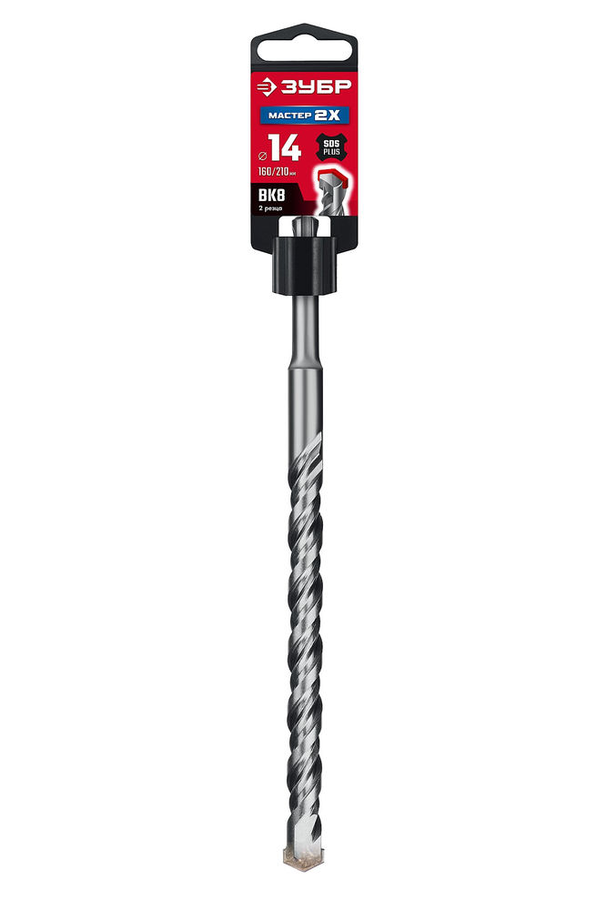 Бур SDS-plus Мастер-2Х 14 x 210 мм ЗУБР 29315-210-14_z01