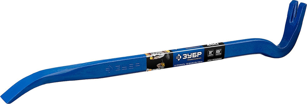 Лом-гвоздодер 450 мм 25 х 12 мм Профессионал ЗУБР Титан 2165-45