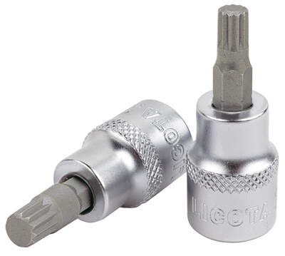 Головка торцевая с вставкой spline M6 L=55 мм 1/2 Licota H4RM06