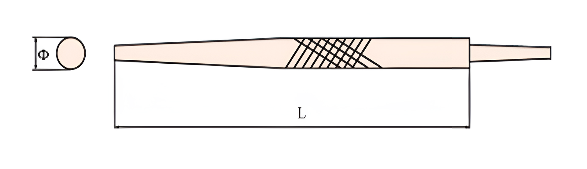Напильник круглый 10,5х350мм BeCu искробезопасный 219-1010, HORTZ