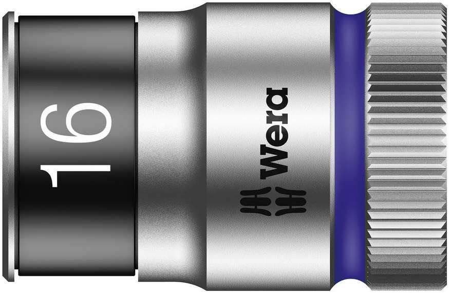 Головка торцевая 6-гранная Zyklop 1/2 с фиксацией 16 x 37 мм Wera 8790 HMC HF WE-003736