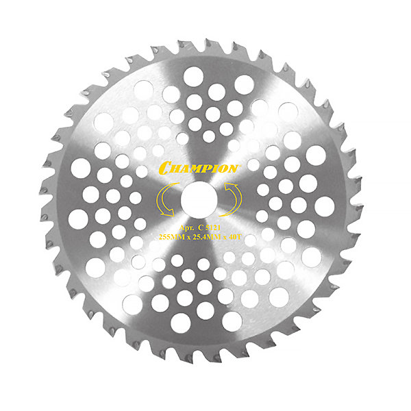 Нож с зубцами из твердого сплава Anti-kick 40/255/25,4(SRM-330ES/SRM-350ES,4605,T433,T523,T437,T517) (C5121)