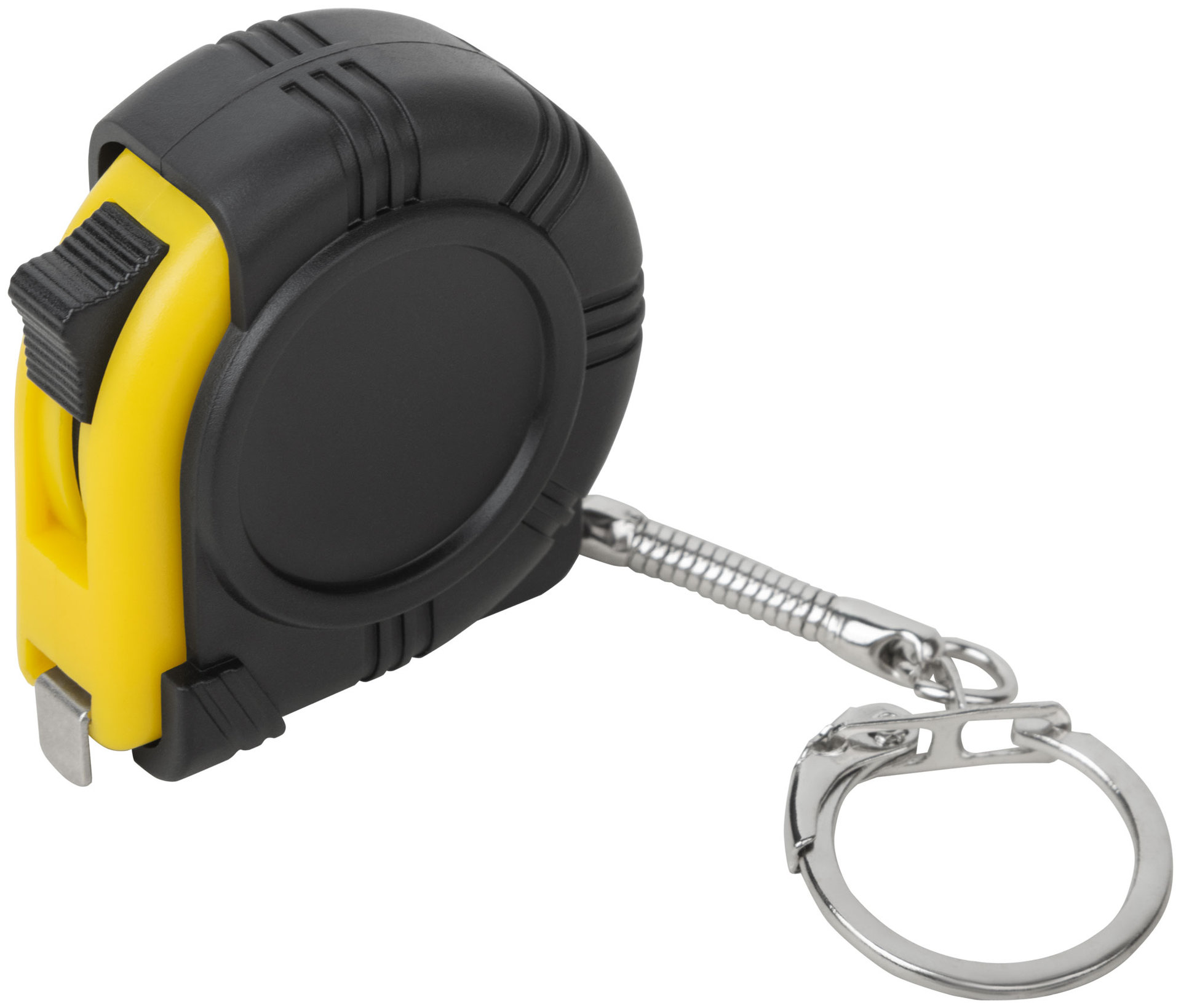 Рулетка-брелок, прорезин.корпус 1 м x 6 мм