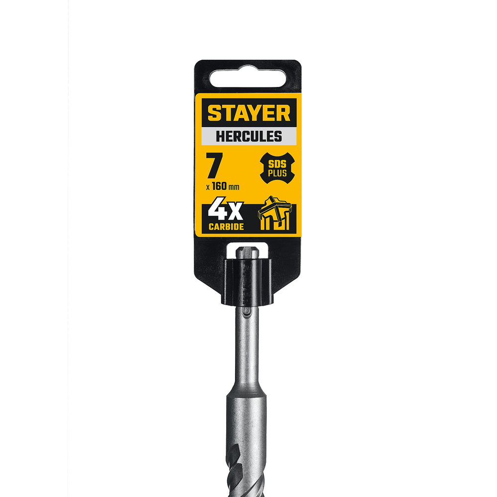 Бур SDS-plus HERCULES-4Х STAYER 7x160 мм 29290-160-07  