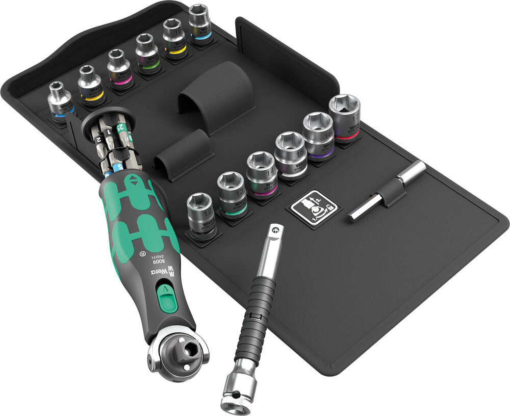 Набор Zyklop Pocket Set 3 27 пр. серия 8009 Wera WE-004284