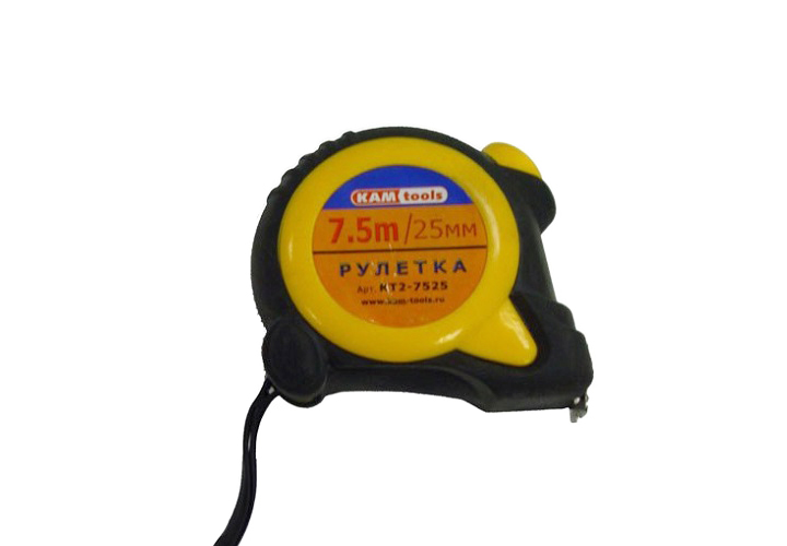 Рулетка 3м обрезин. КТ1-316 KAM-tools