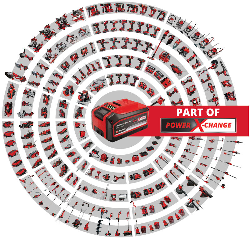 Перфоратор аккумуляторный Einhell PXC TE-HD 18/20 Li,18В,3 режима,1.8Дж,20мм,кейс,без АКК и ЗУ (4514260)