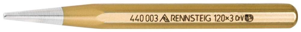 Пробойник DIN 6458 тип D, O 7 мм, 12 x 120 мм, 8-гран. профиль (RE-4410070)
