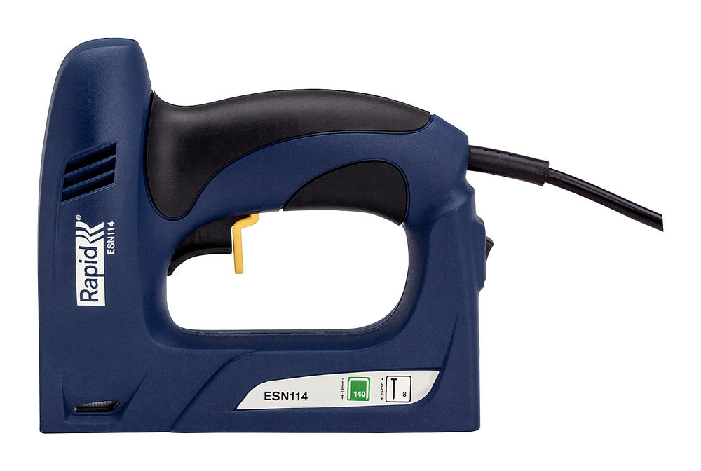 Электрический нейлер-степлер 2-в-1 для скоб R:El.Staple Gun ESN114, тип 140 и гвоздей 300 RAPID 5000131