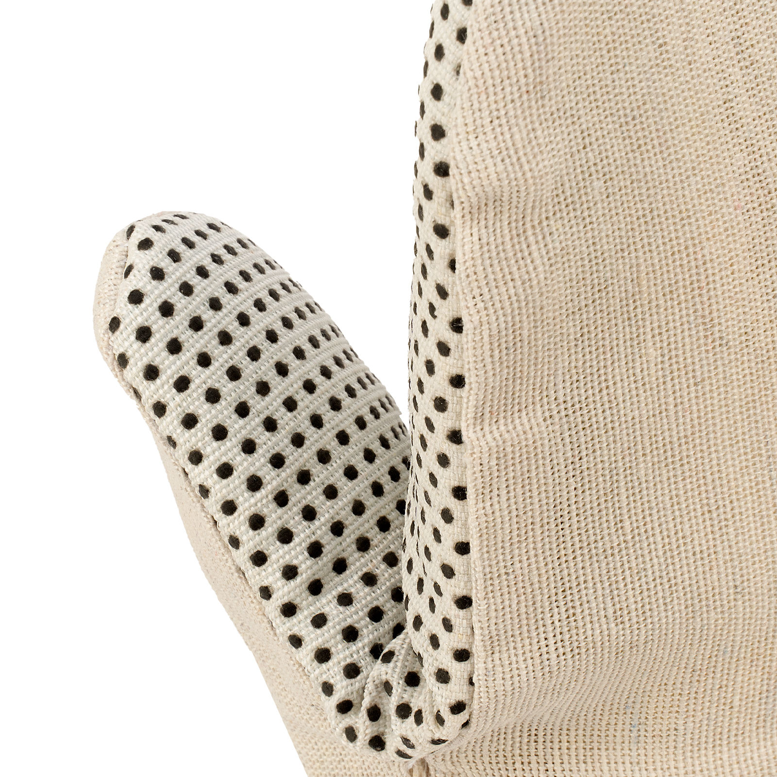 Рукавицы антивибрационные с упругодемпфирующей прокладкой с ПВХ точкой, 2 размер Сибртех (68146)