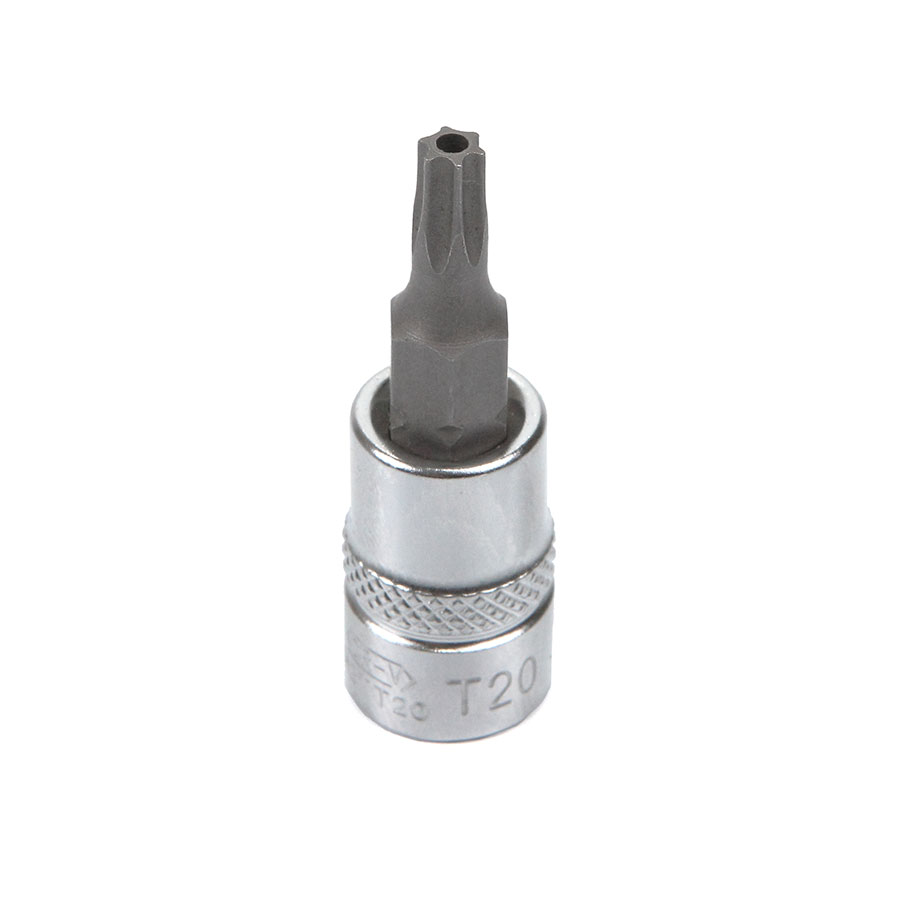 Головка торцевая с вставкой torx с отверстием T20H 1/4 Licota H2TT20