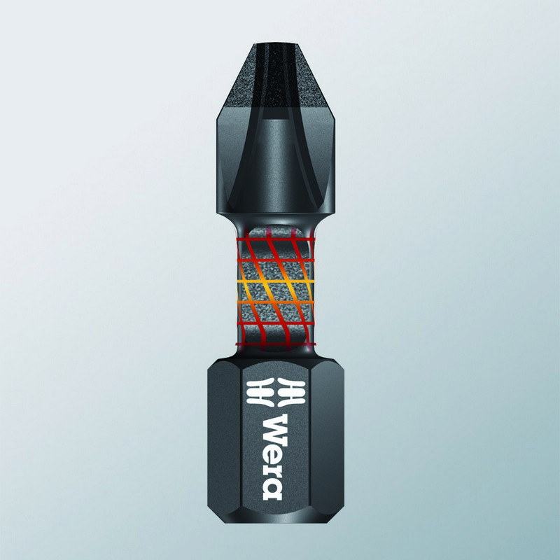 Бита ударная PH 3 x 50 мм алмаз 1/4 E6.3 Impaktor серия 851/4 IMP DC PH Wera WE-057657
