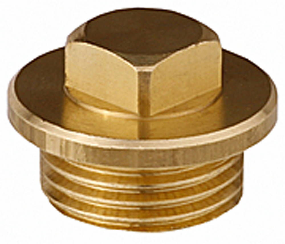 GENERAL FITTINGS 1?, с прижимной шайбой, никель, заглушка (51099-1)