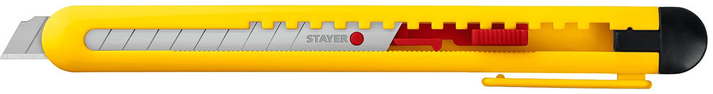Нож 9 мм из АБС пластика QUICK-9 STAYER 0901