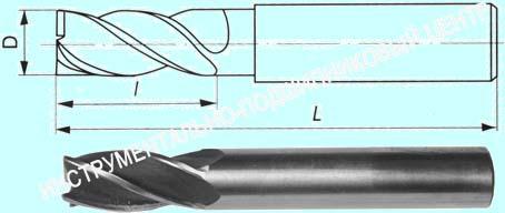 Фреза концевая d11,0х22х 79 ц/х Р18 Z=3 CNIC dхв-12мм