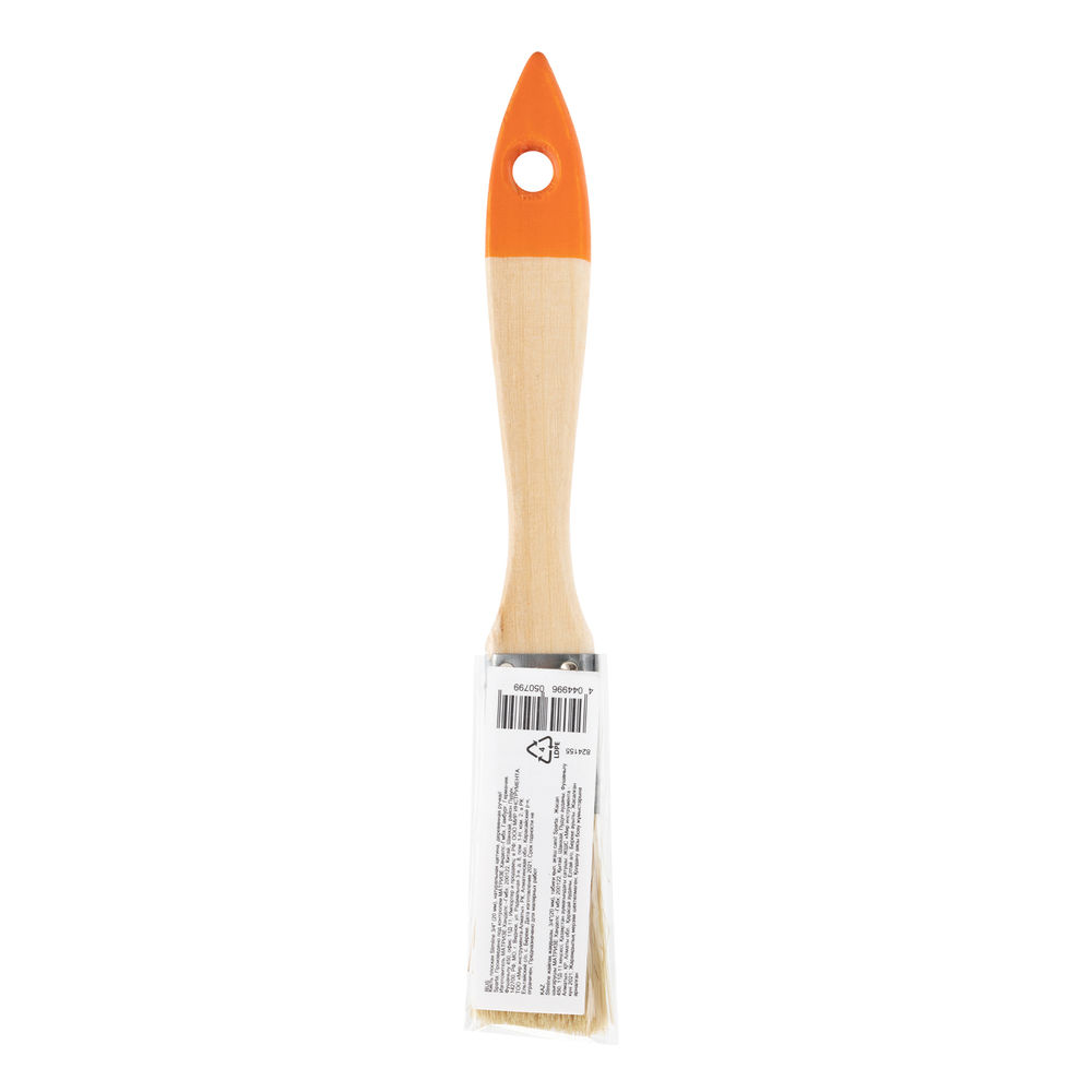 Кисть плоская Slimline 3/4 (20 мм) натуральная щетина, деревянная ручка Sparta (824155)