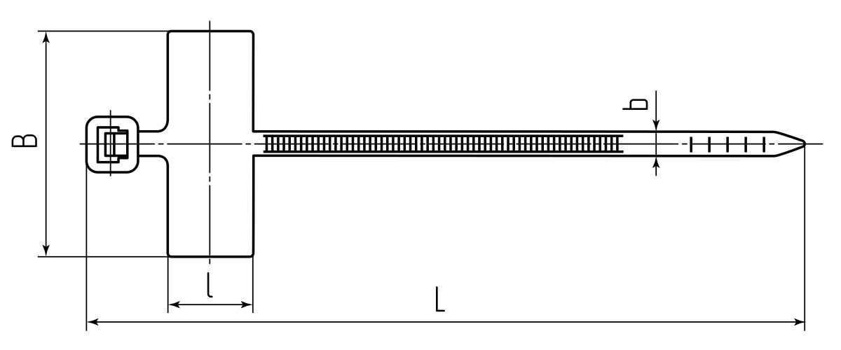Стяжка нейлоновая КСМ 3x200 (бел) (100шт) (Fortisflex) (53314)