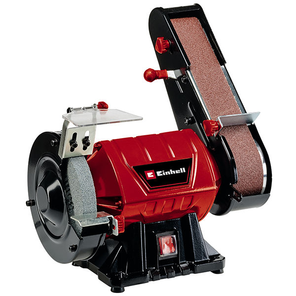 Станок точильный Einhell TC-US 350, 350Вт,круг 150х20мм,лента 686х50мм,асинхр.двиг. (4466154)