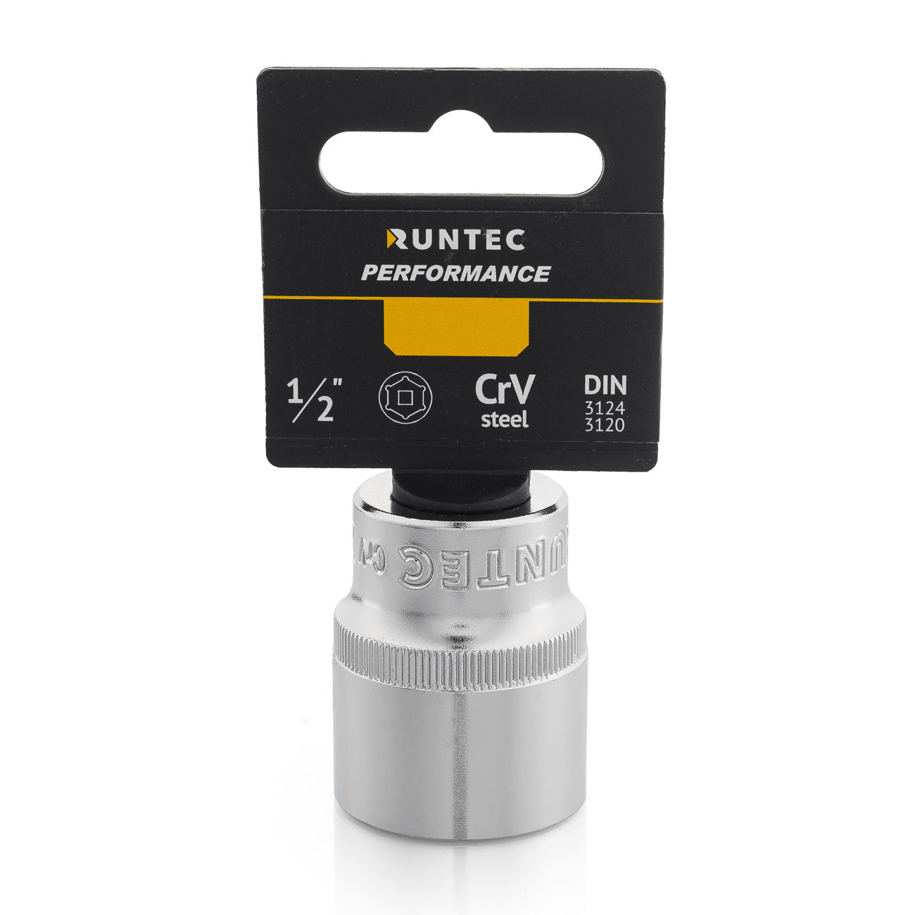 RUNTEC RT-H12S25 Головка торцевая RUNTEC CrV, 6PT, 1/2, 25 мм (RT-H12S25)
