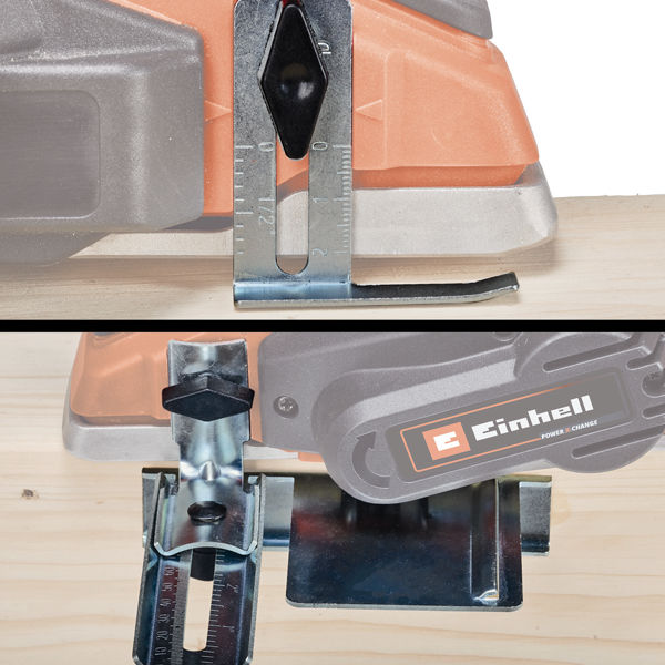 Рубанок аккумуляторный Einhell PXC TE-PL 18/82 Li - Solo, глуб. строг 2мм,.шир. строг 82мм, без АКБ (4345400)