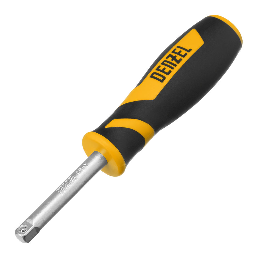 Набор инструментов, 1/2, 1/4, CrV, S2, пластиковый кейс, 84 предмета Denzel