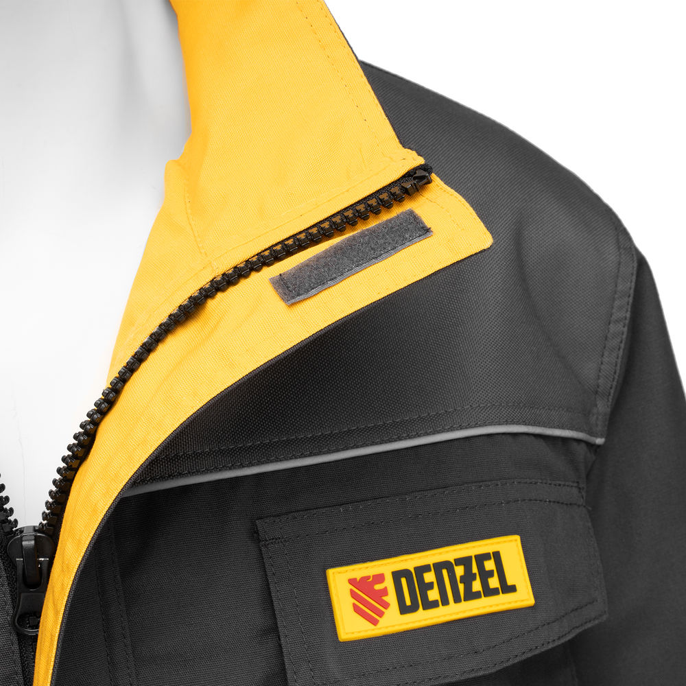 Куртка профессиональная рабочая, 65% полиэстер 35% хлопок, XXXL Denzel (90381)