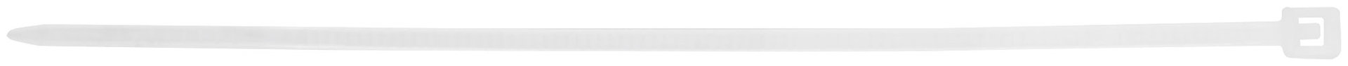 Хомуты нейлоновые для проводов, белые 100 шт., 2,5х100 мм (60366)