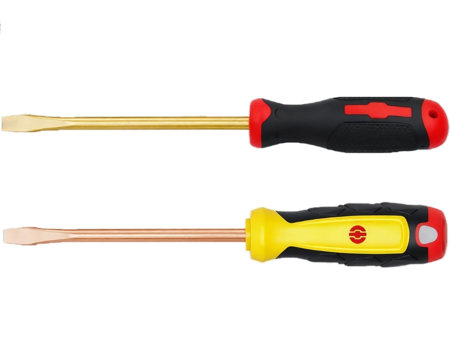 Отвертка шлицевая SL 10х300 (общ.427мм) искробезопасный сплав BeCu 260-1032, HORTZ