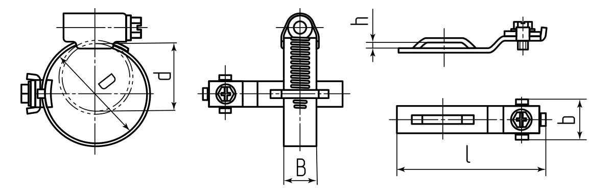 Хомут заземления УХЗ (12-20)/W2 (Fortisflex) (84645)