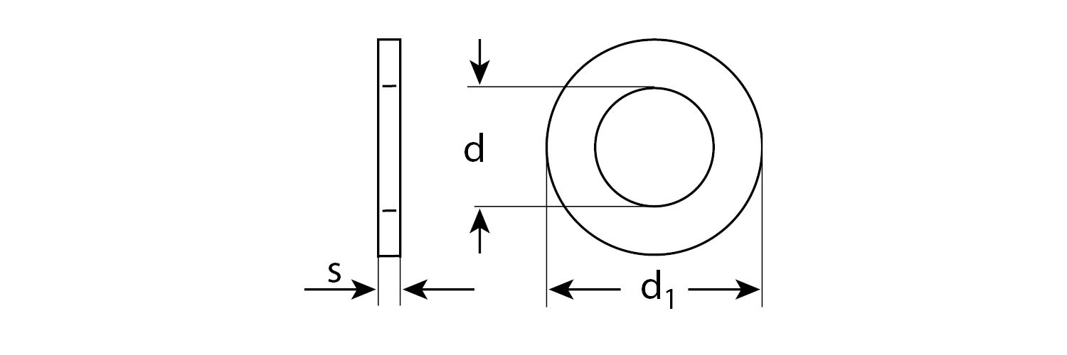ЗУБР DIN 125А, 6 мм, цинк, 5 кг, шайба (303800-06)
