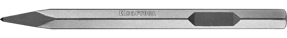 Пикообразное зубило ALLIGATOR, 400 мм, HEX 28 KRAFTOOL 29341-00-400