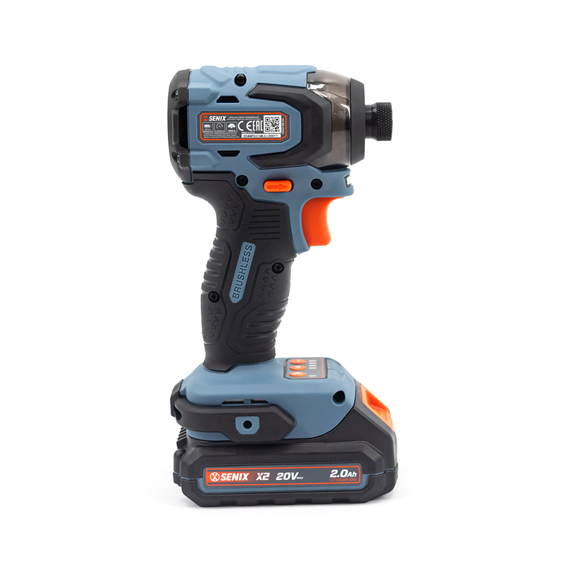 Импульсный шуруповерт, 180Нм, 1х4Ач, ЗУ, кейс X2 20В