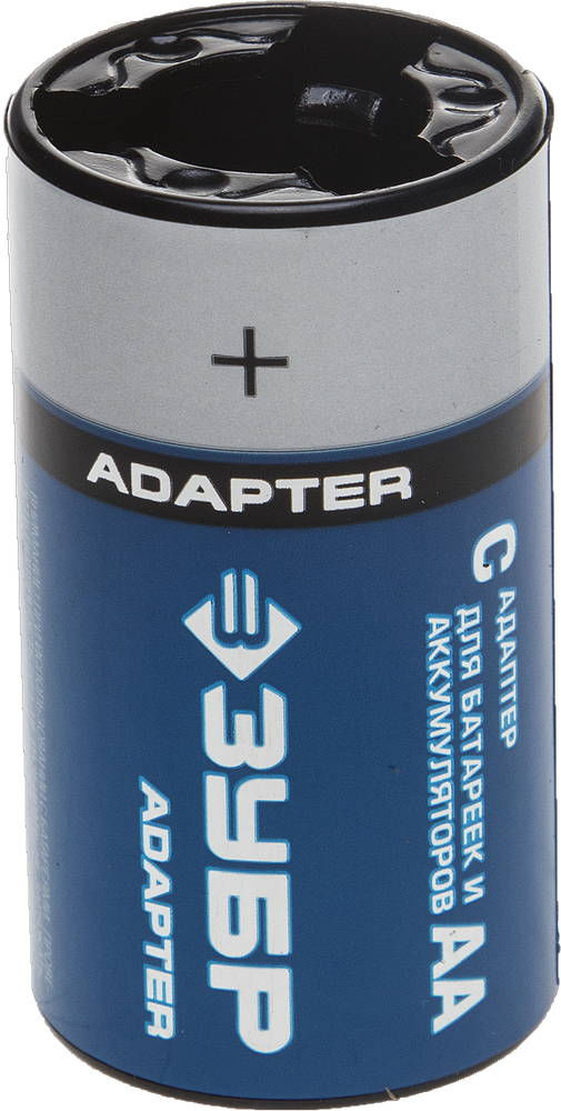 Адаптер для батареек и аккумуляторов АА AA-C х 4, тип C ЗУБР 59278-4C