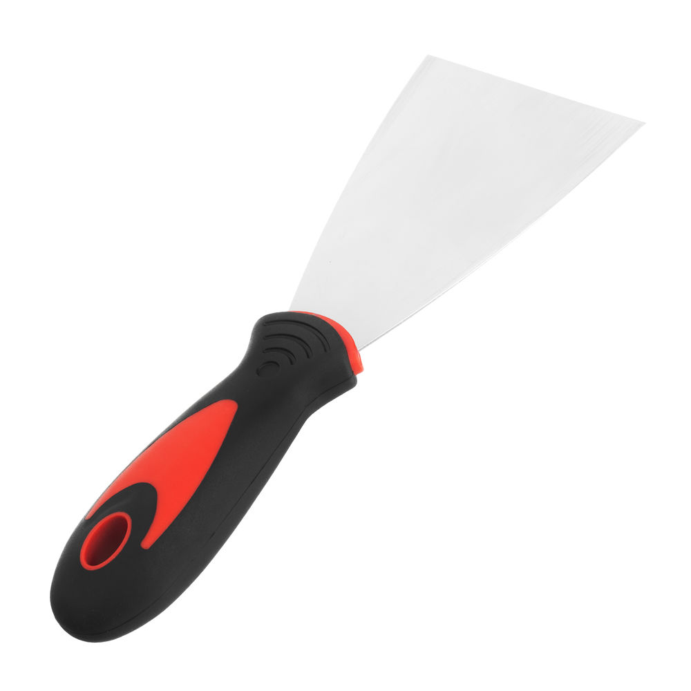 Шпательная лопатка из нержавеющей стали, 80 мм, двухкомпонентная ручка Matrix (85508)