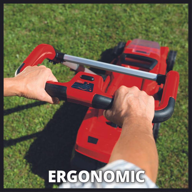 Газонокосилка акк Einhell PXC RASARRO 36/42, 2x18В,42см,6с 25-75мм,50л,2x5,2Aч,двойное ЗУ (3413272)