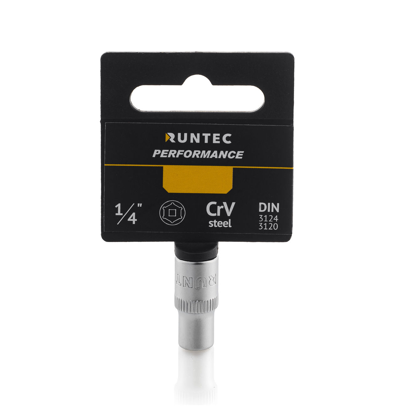 RUNTEC RT-H14S6 Головка торцевая RUNTEC CrV, 6PT, 1/4, 6 мм (RT-H14S6)