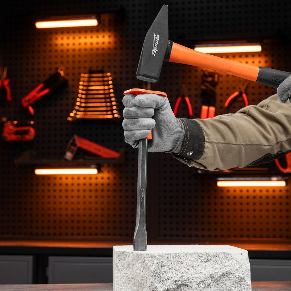 Зубило, 300 х 24 мм, с протектором, Sparta