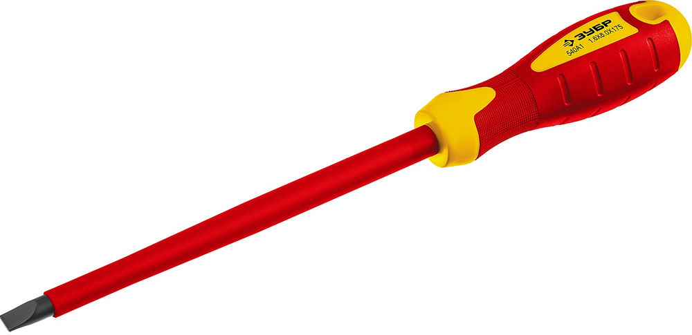 Отвертка диэлектрическая Профессионал ЗУБР 25261-8.0-175