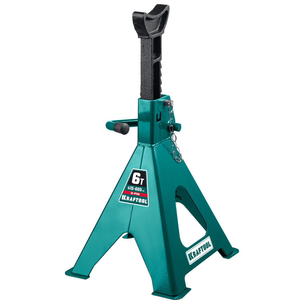 Усиленная страховочная подставка со штифтом S-PIN, 6 т, 415–605 мм KRAFTOOL 43465-6