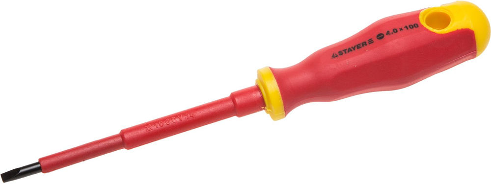 Отвертка диэлектрическая SL6.5 х 150 мм Electro Professional STAYER 25141-06-15