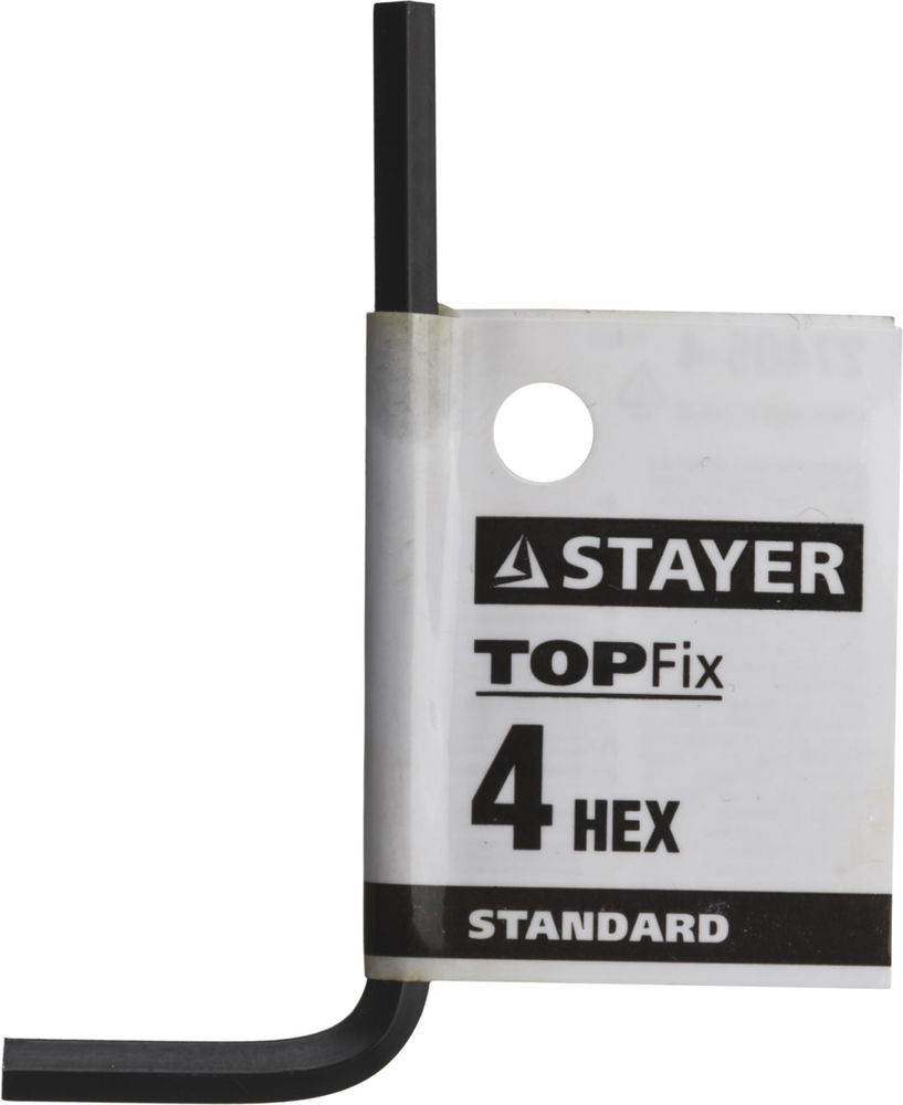 Ключ имбусовый 4 мм STANDARD STAYER 27405-4