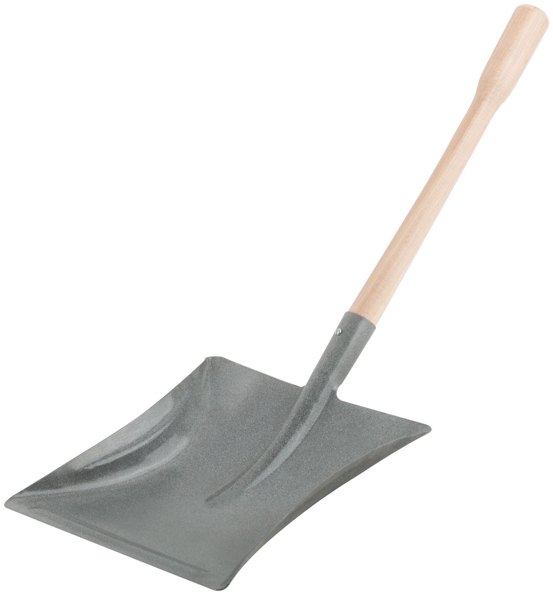 Совок для мусора стальной с ручкой