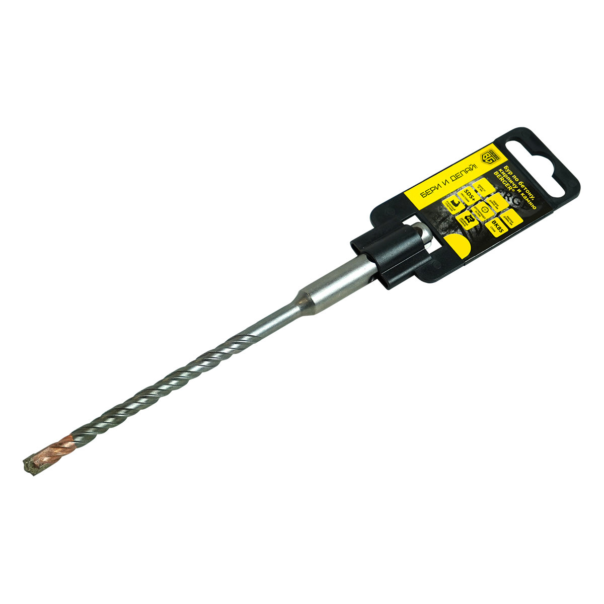 Бур по бетону и кирпичу SDS+ 8.0-160-110 мм BERGER BG1857