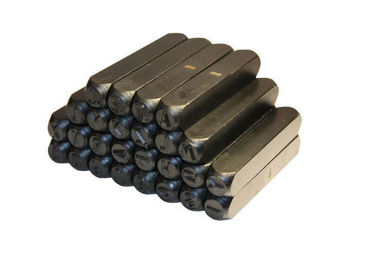 Клейма ударные буквенные № 4 латиница твердосплавные NINZ