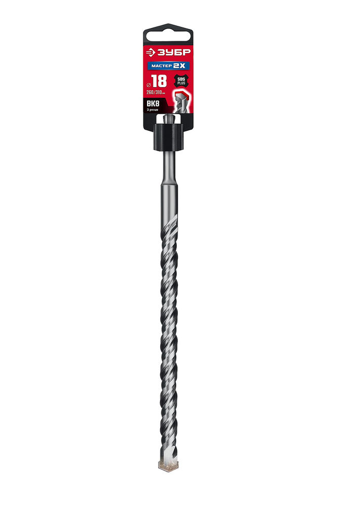 Бур SDS-plus Мастер-2Х 18 x 310 мм ЗУБР 29315-310-18_z01