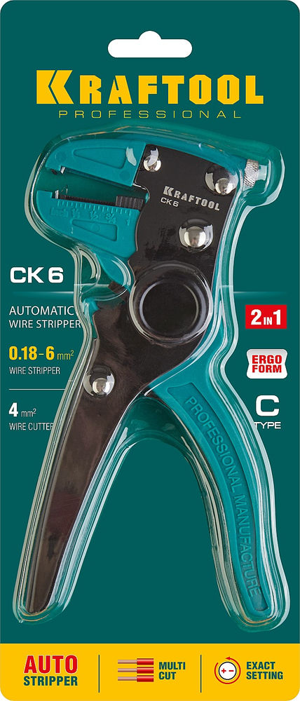 Автоматический стриппер CK-6, 0.2–6 мм? KRAFTOOL 22630