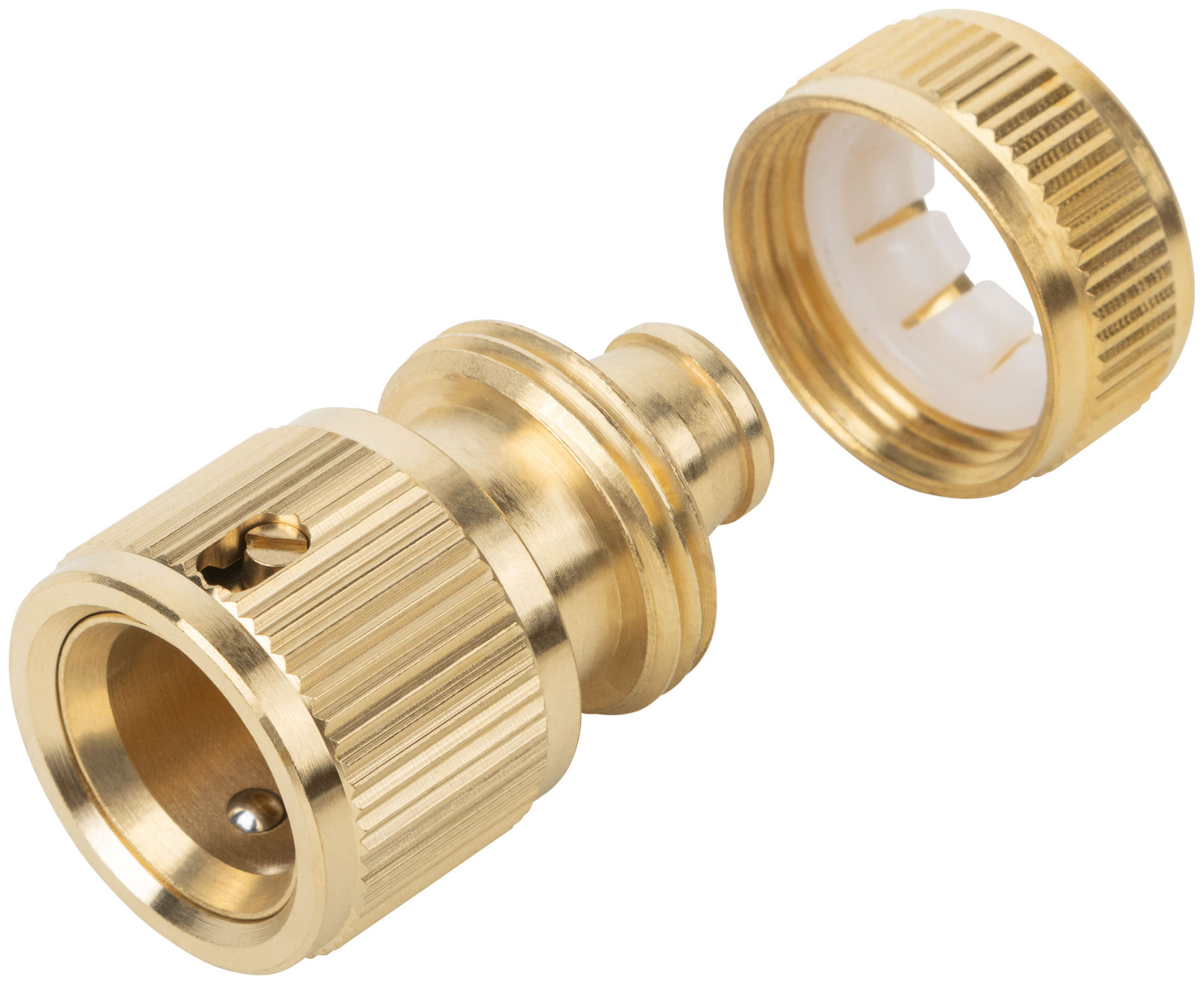 Соединитель, латунь 1/2 (77440)