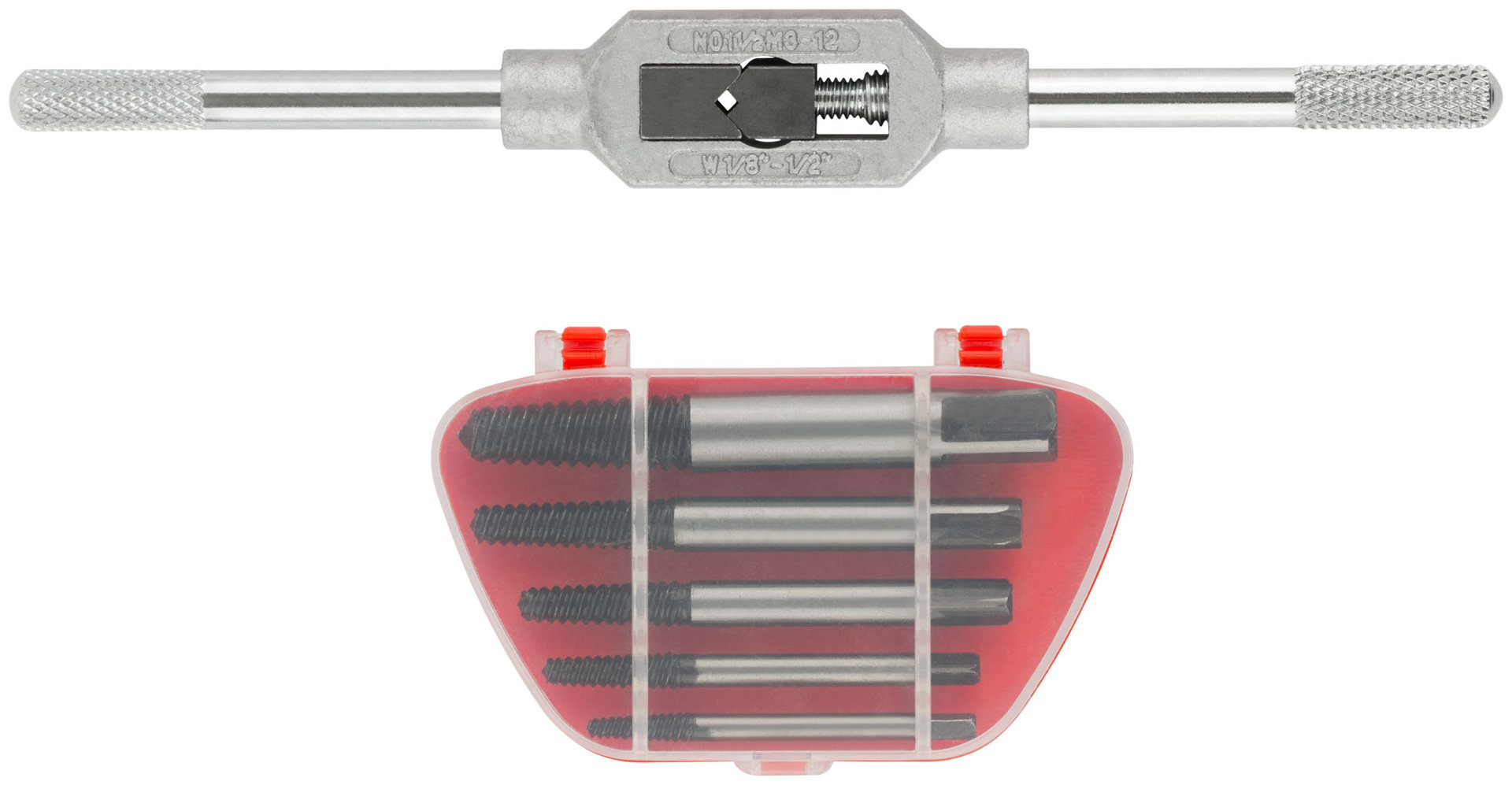 Набор экстракторов 5 шт., с метчикодержателем (36434)