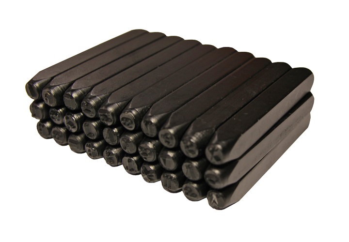 Клейма буквенные № 3 твердосплавные набор 30 предметов NINZ